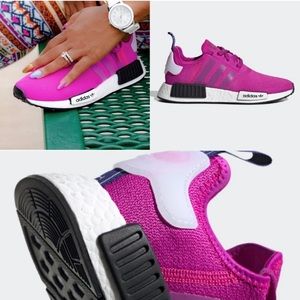 NWT Adidas NMD R1 W Vivid Pink Sneakers